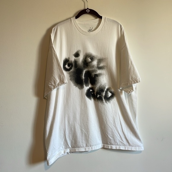 Girl in Red Shirt XXL White Black Merch Tour Official Pop Music Concert Band - Picture 2 of 11